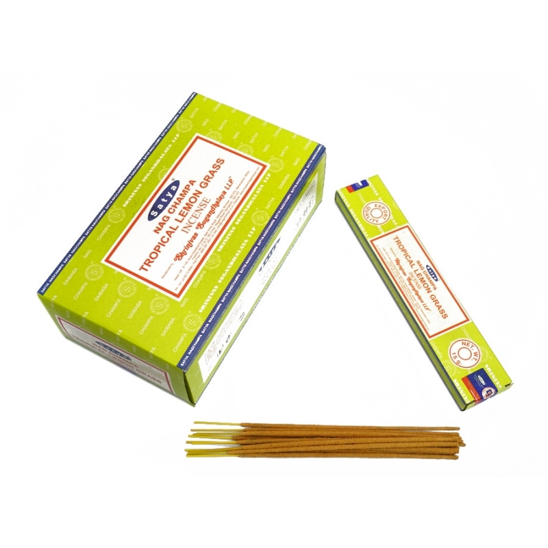 Благовония Тропический лемонграсс Tropical Lemongrass, Satya, 15 гр
