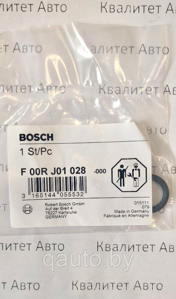Уплотнительное кольцо форсунки Bosch MAN F00RJ01028 - фото 2 - id-p150278617