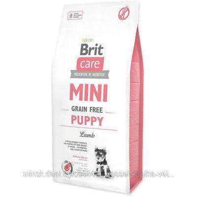 Brit Care корм для щенков мини-пород, ягненок 7 кг (развес)