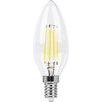 Лампа светодиодная филаментная Feron LB-73 Свеча E14 9W 4000K 25958