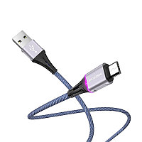 Кабель BOROFONE BU25 Micro-USB 2.4A 1.2m. синий