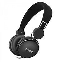 Наушники с микрофоном SVEN AP-320M, кабель 1.2м, регул. громк., черный 555268