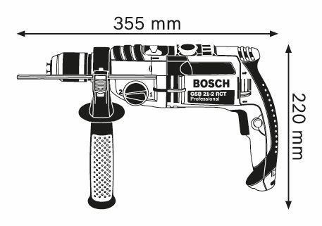 Ударная дрель GSB 21-2 RCT Professional - фото 2 - id-p12949548