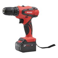 Дрель-шуруповерт аккумуляторная BRADO DF357B-1 (2 ск,Li-ion 18В, 2 акк, 1,5 А/ч, кейс)