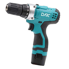 Дрель-шуруповерт аккумуляторная DARC DF330D-1 (2 ск, Li-ion 12В, 2 акк, 1,5 А/ч, кейс)