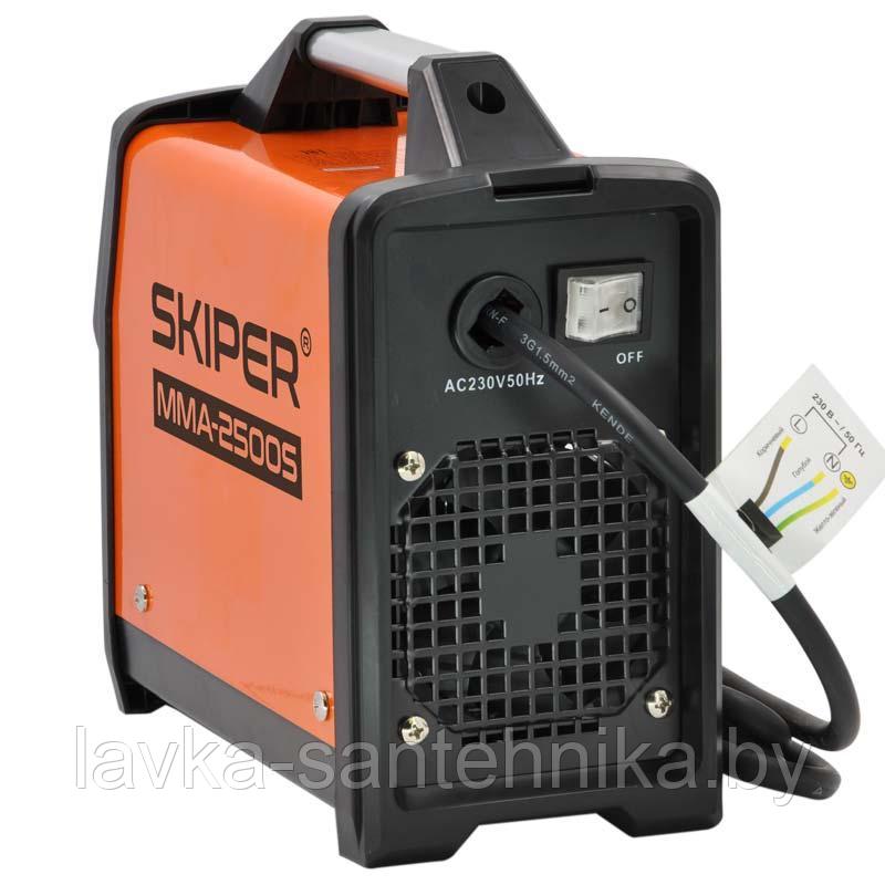 Инвертор сварочный SKIPER ММА-2500S (160-260 В, LED диспл., 140А, 1,6-3,2 мм, электрост. от 6,0 кВт) - фото 4 - id-p150384183