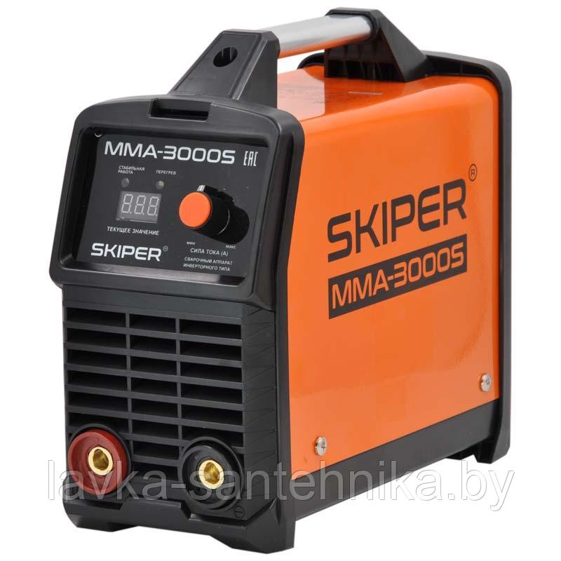 Инвертор сварочный SKIPER ММА-3000S (160-260 В, LED диспл., 160А, 1,6-4 мм, электрост. от 6,0 кВт) - фото 3 - id-p150384186