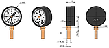 Термометр ТБП100/160/Р-(0-160)С, фото 2