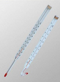 Термометр стеклянный керосиновый СП-2П №3 НЧ 100 (0+150С)