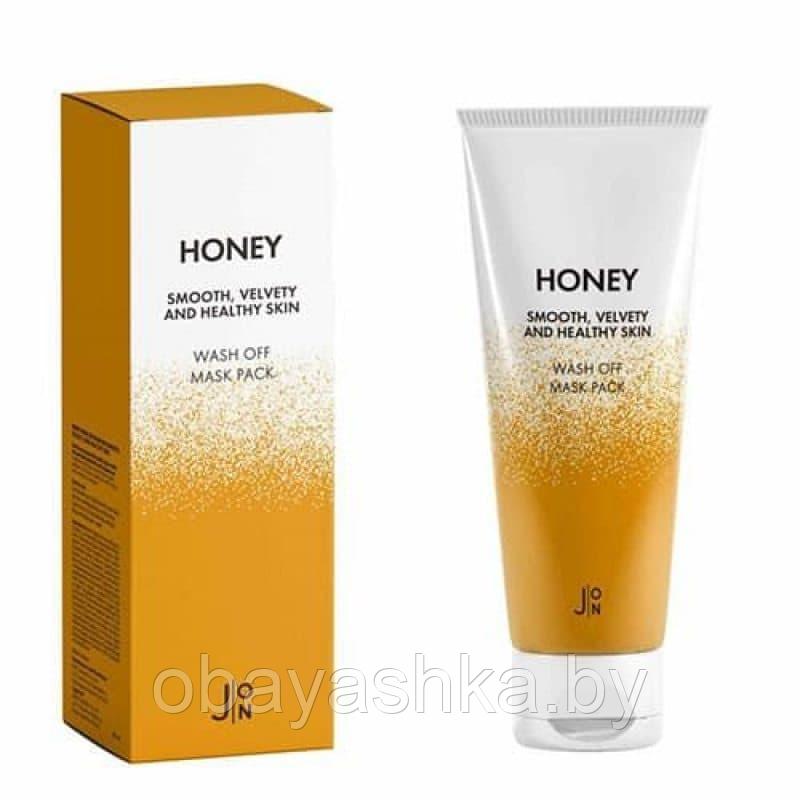 [J:ON] МЕД Маска для лица Honey Smooth Velvety and Healthy Skin Wash Off Mask Pack, 50 гр - фото 1 - id-p150389213