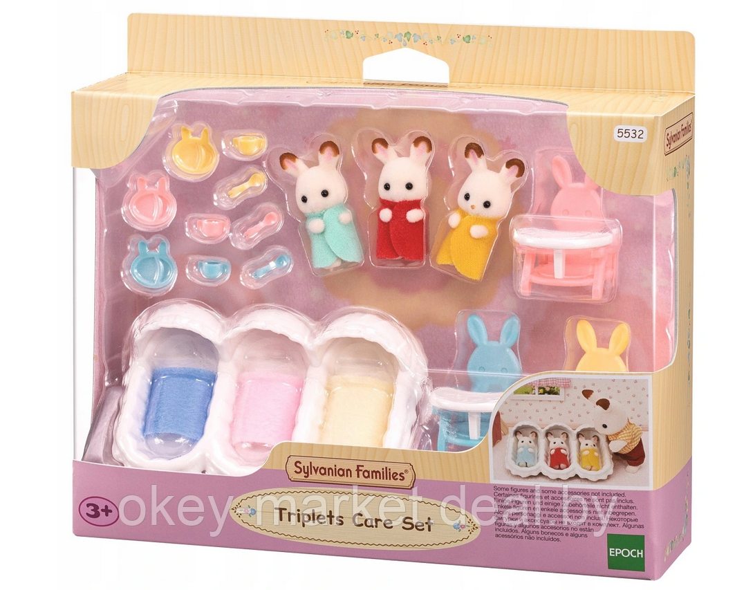 Набор Sylvanian Families Для ухода за тройняшками 5532 - фото 1 - id-p150390367