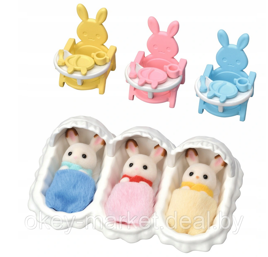 Набор Sylvanian Families Для ухода за тройняшками 5532 - фото 4 - id-p150390367