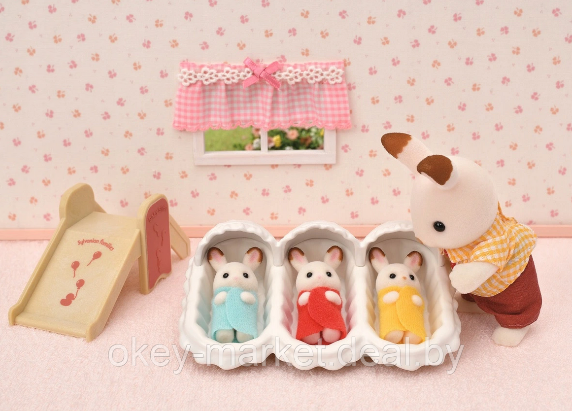 Набор Sylvanian Families Для ухода за тройняшками 5532 - фото 7 - id-p150390367