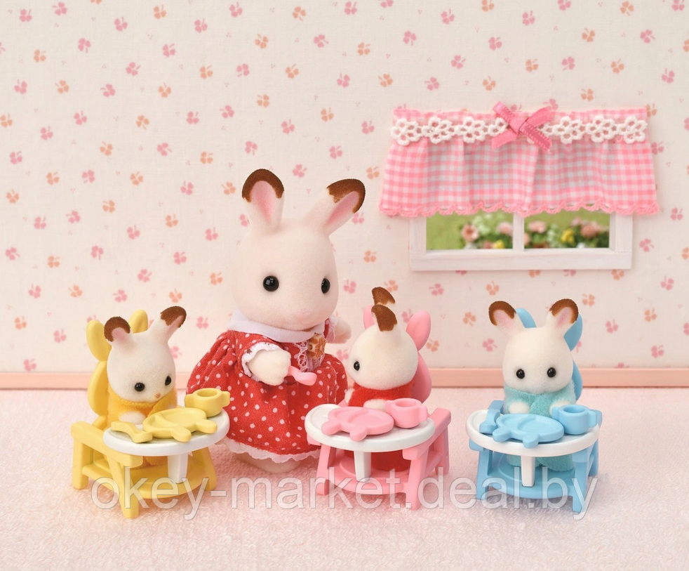 Набор Sylvanian Families Для ухода за тройняшками 5532 - фото 9 - id-p150390367