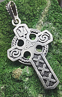 Амулет Кельтский крест (серебрение)