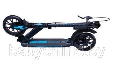 Самокат двухколесный Ridex Trigger Black-Blue - фото 2 - id-p150398095