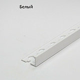 Уголок для плитки L-образный белый 10мм, длина 2,7м, фото 2