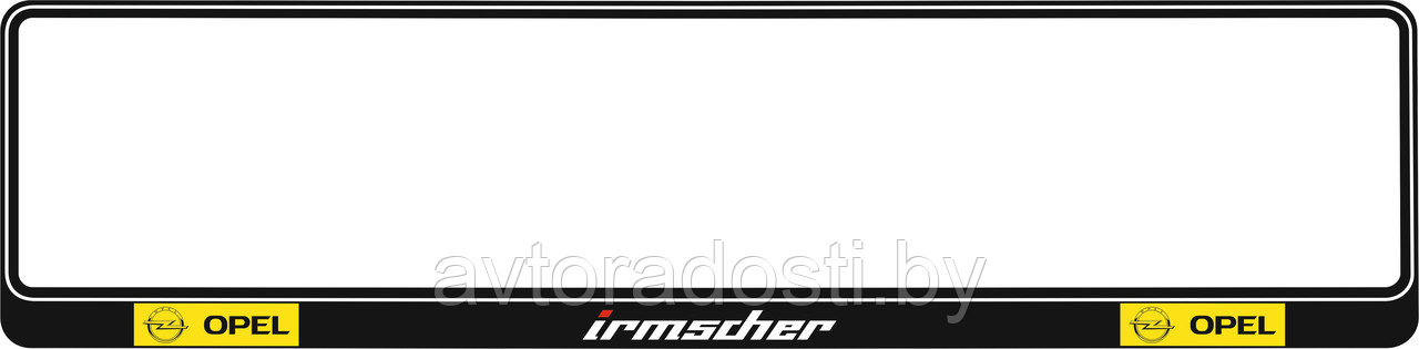 Рамка номерного знака  Opel (irmcher)