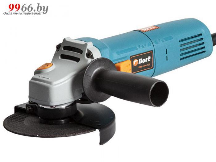 Угловая шлифовальная машина Bort BWS-1200-125 болкарка по дереву металлу