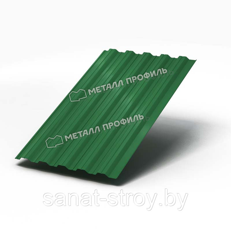 Профилированный лист НС-35x1000-A (ПЭ-01-6002-0,45) RAL 6002 Зеленый лист