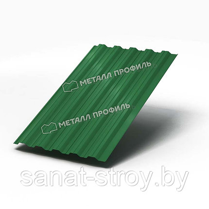Профилированный лист НС-35x1000-A (ПЭ-01-6002-0,45) RAL 6002 Зеленый лист, фото 2