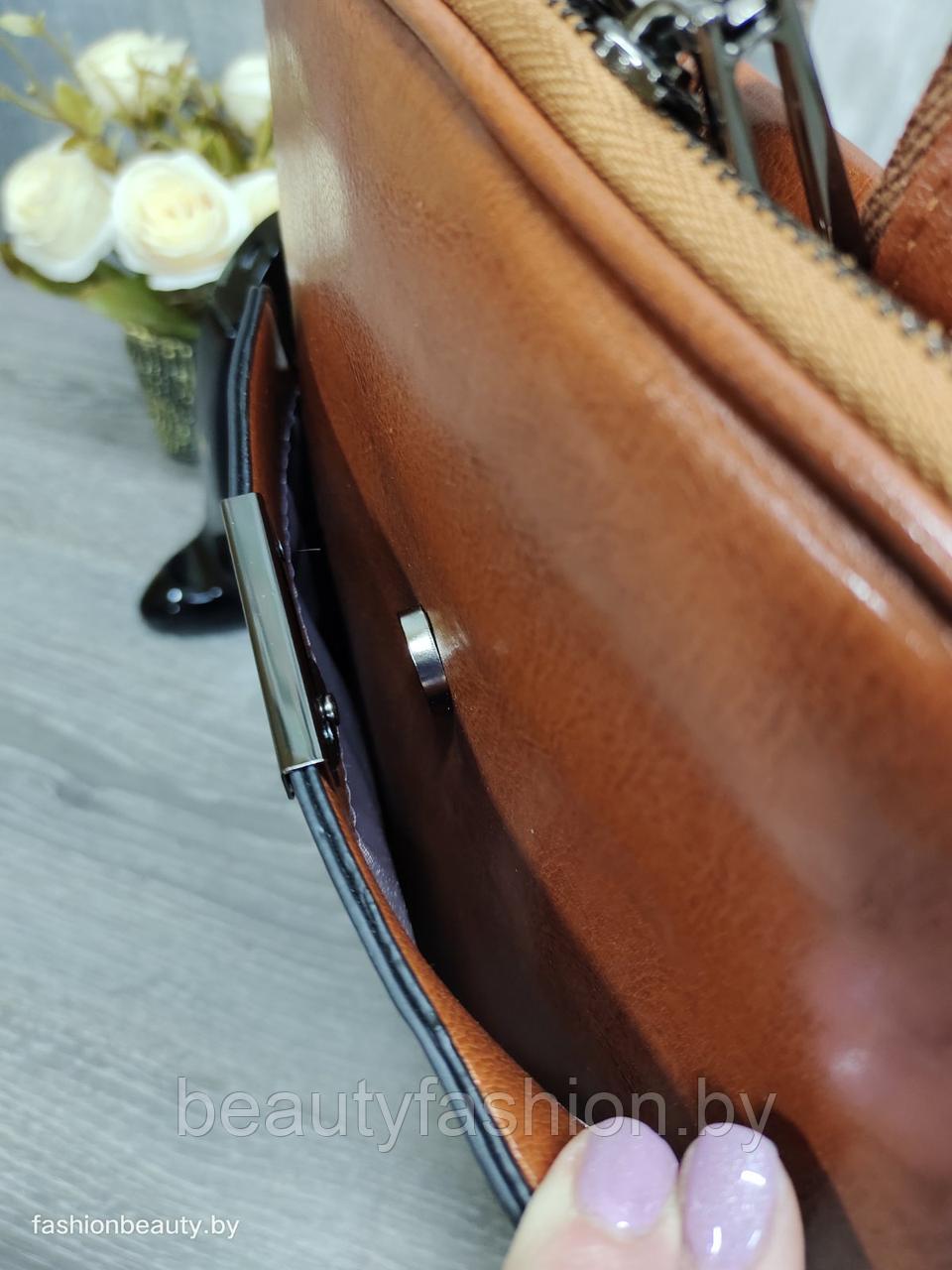 Рюкзак женский модель 350 (карамель) - фото 5 - id-p150437506