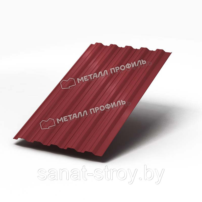 Профилированный лист НС-35x1000-A (PURMAN-20-3011-0,5) RAL 3011 Коричнево-красный