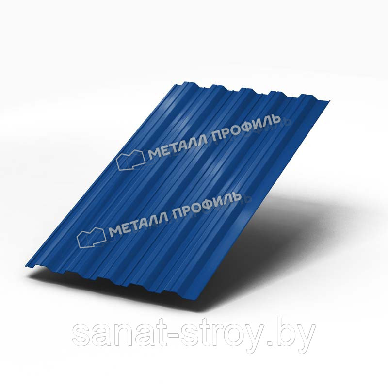 Профилированный лист НС-35x1000-A (PURMAN-20-5005-0,5) RAL 5005 Синий насыщенный - фото 1 - id-p150442083