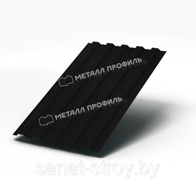 Профилированный лист НС-35x1000-A (PURMAN-20-9005-0,5) RAL 9005 Черный темный