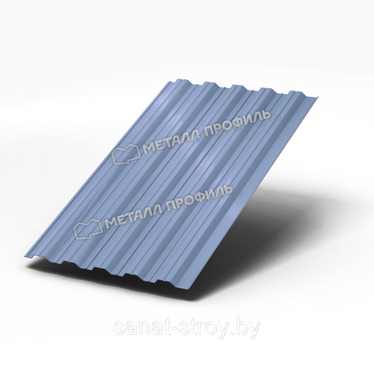 Профилированный лист НС-35x1000-A (PURMAN-20-Galmei-0,5) Galmei Сиреневый металлик