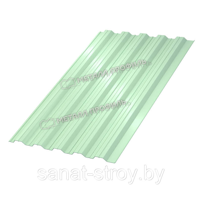 Профилированный лист НС-35x1000-A NormanMP (ПЭ-01-6019-0,5) RAL 6019 Зеленая пастель