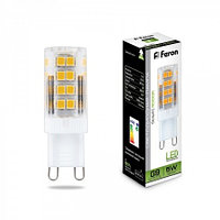 Лампа светодиодная Led Feron LB-432 G9 5W 4000K 25770