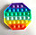 Игрушка антистресс сенсорная Pop it Fidget с пузырьками, фото 9