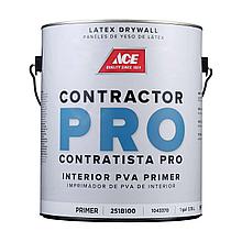 Белый акрилового латексный грунт Ace Contractor Pro PVA Primer