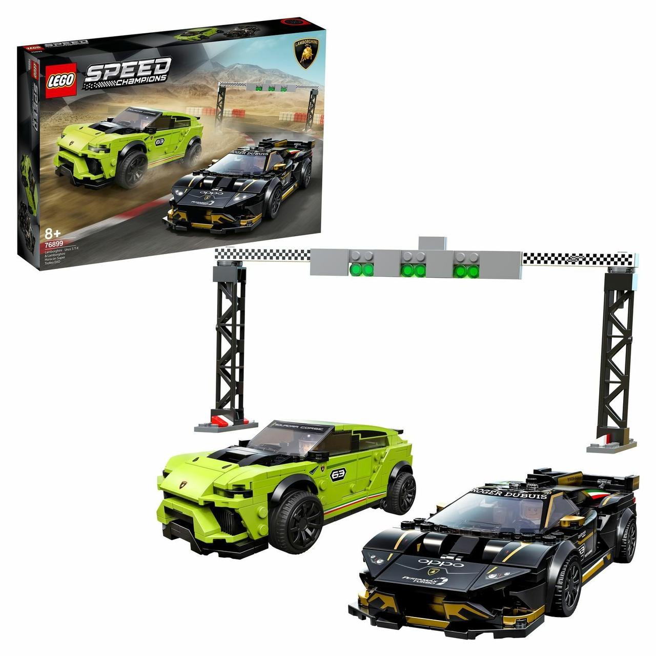 Конструктор Лего 76899 Lamborghini Urus ST-X & Lamborghini Huracán Super Trofeo EVO Lego Speed