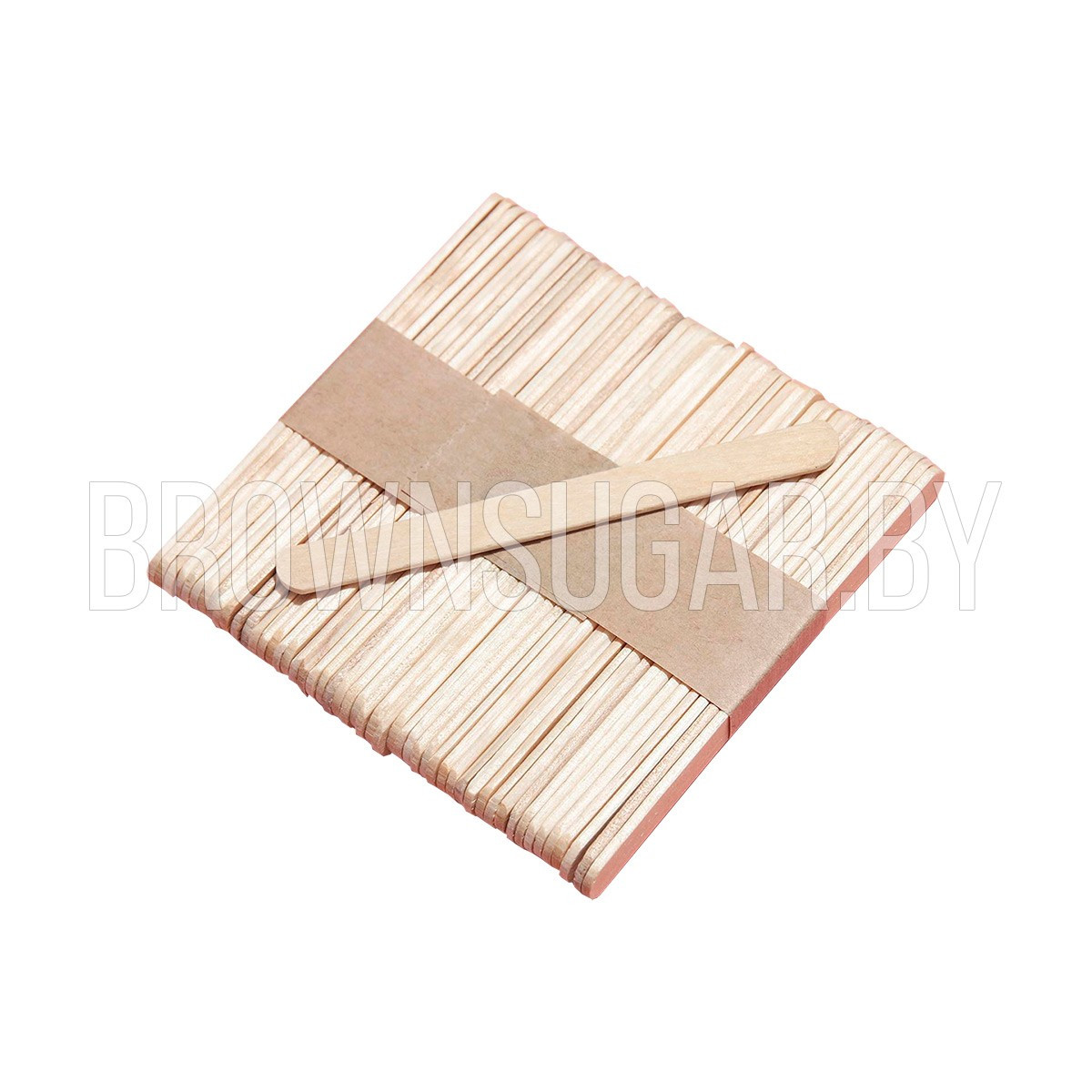 Палочки деревянные для мороженого (Китай, 93*10 *2 мм, 50 шт) - фото 1 - id-p149239197