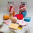 Многофункциональный набор спонжей для макияжа в пластиковом боксе  (цвет Микс), 9 штук., фото 4