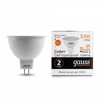 Светодиодная лампа Gauss Elementary Led GU5.3 3.5Вт 3000K 13514