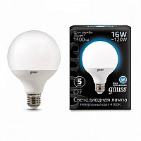 Светодиодная лампа Gauss шар LED G95 E27 16W 4100K