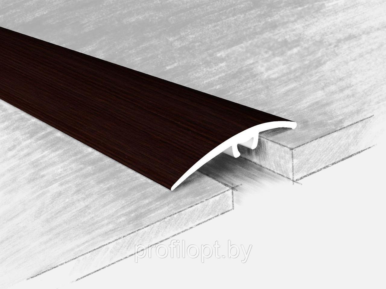 Порог алюминиевый 41 мм. 0,9 м. Дуб деревенский, скрытый крепеж - фото 3 - id-p150476819