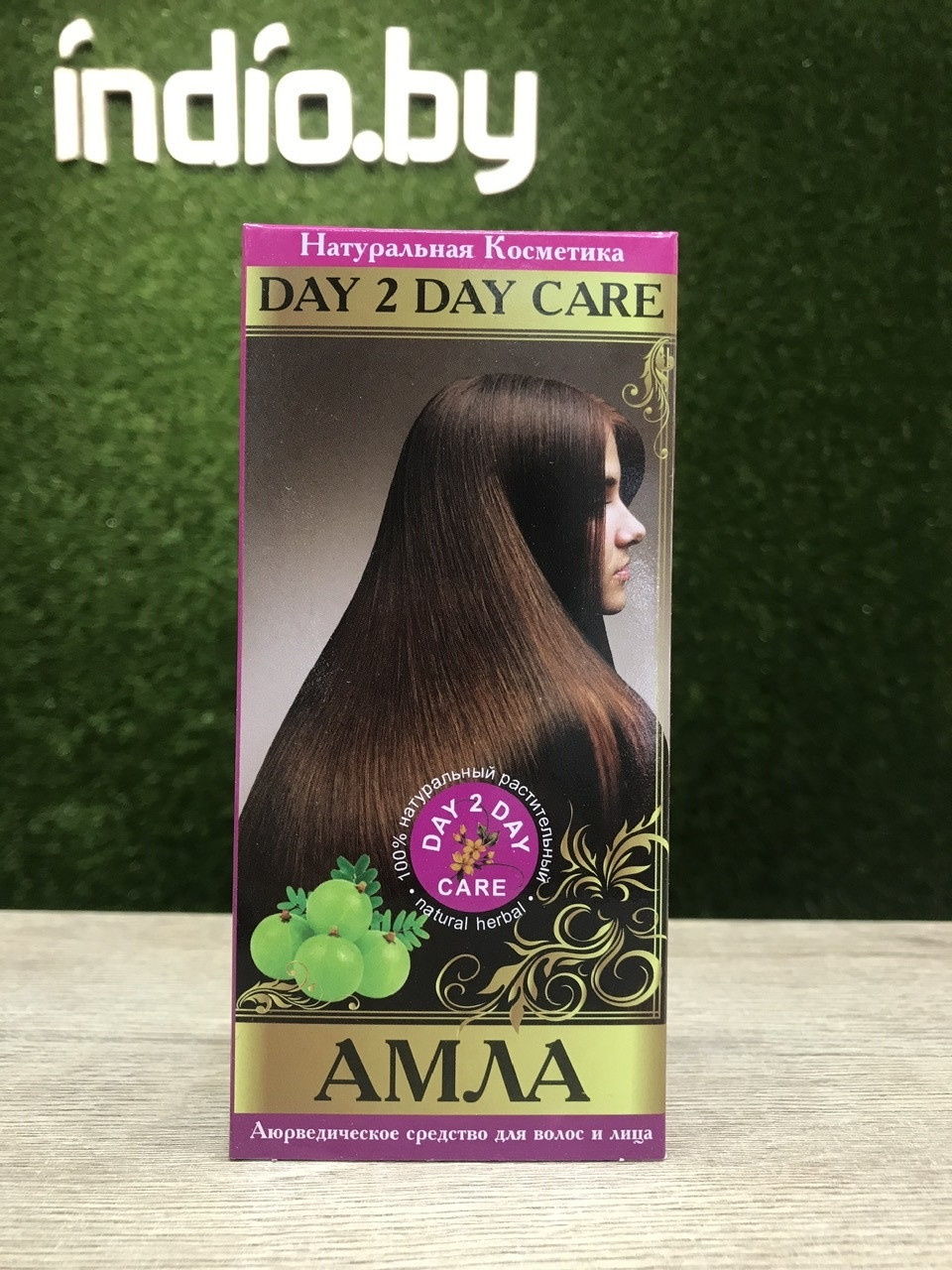 Аюрведический сухой порошок для волос и лица Амла, Amla Day2Day Индия 100 гр