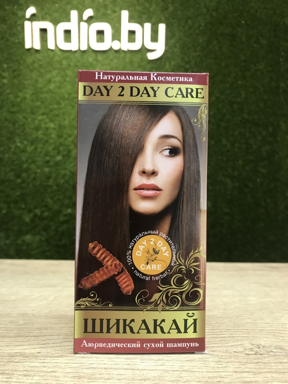 Аюрведический сухой шампунь Шикакаи, Day2Day Индия 100 гр