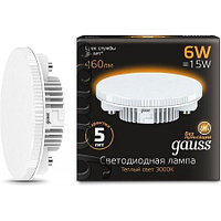 Светодиодная лампа Gauss Led таблетка GX53 6Вт 3000К