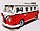 91001 Конструктор KING/LEPIN "Туристический трейлер. Фольксваген Т1" 1354 детали (Аналог LEGO Creator 10220), фото 3