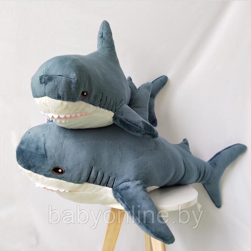 Мягкая игрушка Акула 45 см синяя - фото 1 - id-p150506673