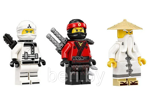 10723 Конструктор Bela Ninja "Летающий корабль Мастера Ву", 2363 детали (аналог Lego Ninjago Movie 70618) - фото 5 - id-p150518770