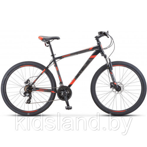 Велосипед Stels Navigator 700 D 27.5" (черный/красный) - фото 1 - id-p150533255
