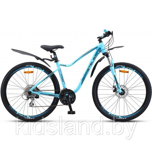 Велосипед Stels Miss 7700 Md 27.5" (голубой)
