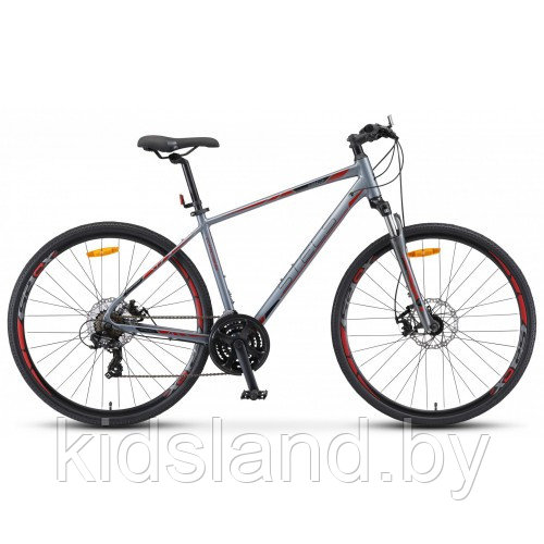 Велосипед Stels Cross 130 MD Gent 28" (серый) - фото 1 - id-p150533552