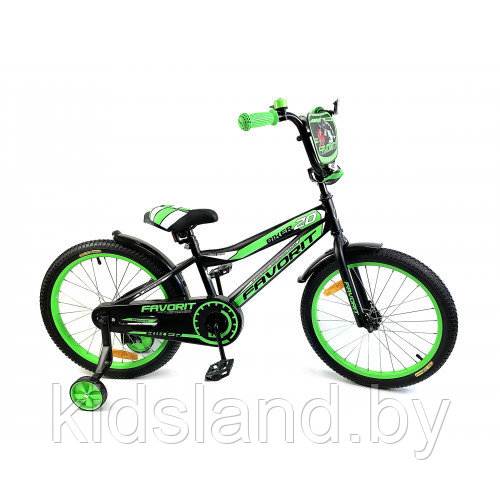 Детский Велосипед Favorit Biker 20" (черно-красный) - фото 5 - id-p150533620